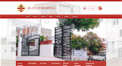 Desktop Screenshot of hitechhospital.in